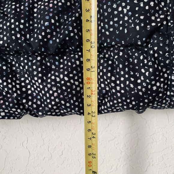 North Face Puffer Coat Transit II Women S Black Spot Speckle 550 Goose Down Hood - Picture 10 of 16